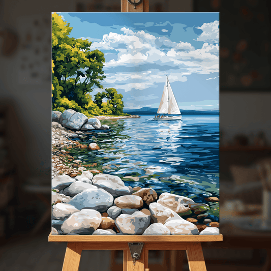 Paint by numbers - Lake Horizon - MyArt