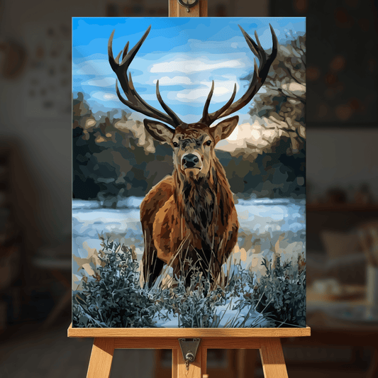 Paint by numbers - Lake Stag - MyArt