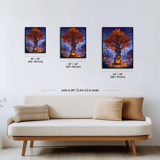 Paint by numbers - Lantern Tree - MyArt