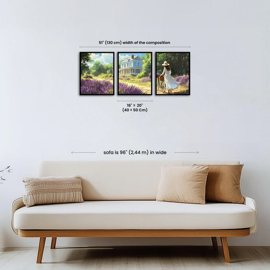 Paint by numbers - Lavender Path - MyArt