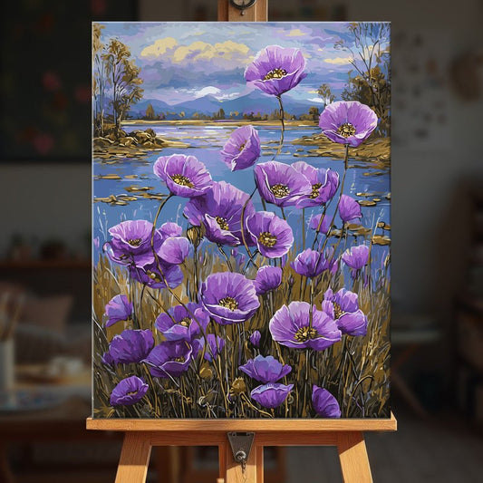 Paint by numbers - Lavender Shore - MyArt