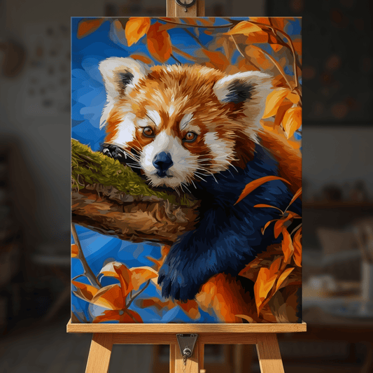 Paint by numbers - Lazy Red Panda - MyArt