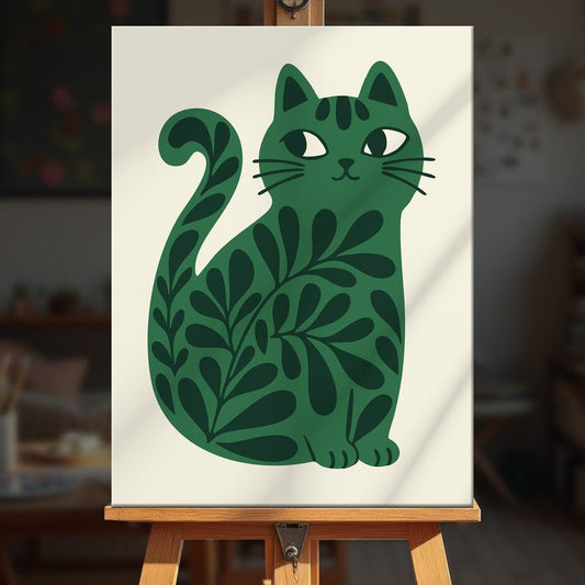 Paint by numbers - Leafy Gaze - MyArt