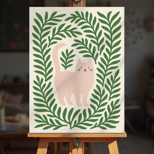 Paint by numbers - Leafy Stroll - MyArt