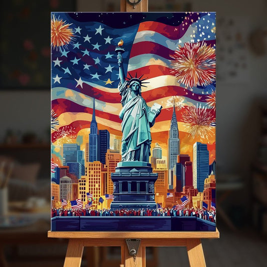 Paint by numbers - Liberty Celebration - MyArt