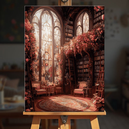 Paint by numbers - Library Bloom - MyArt