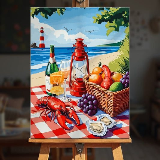 Paint by numbers - Lighthouse Feast - MyArt