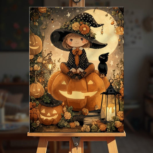 Paint by numbers - Little Witchling - MyArt