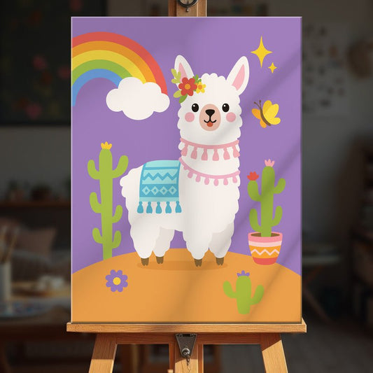 Paint by numbers - Llama Vibes - MyArt