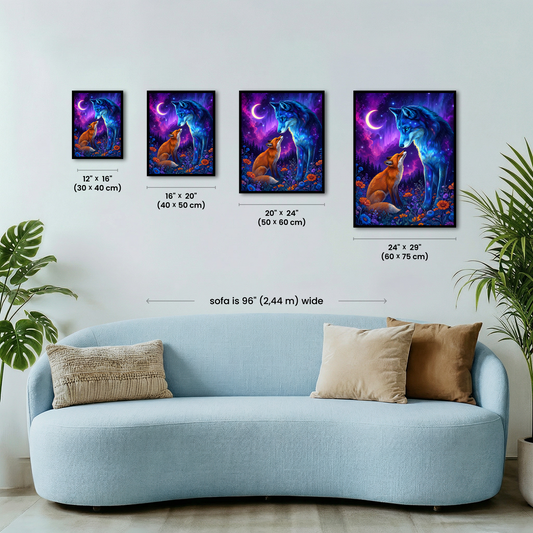 Neon Mushrooms