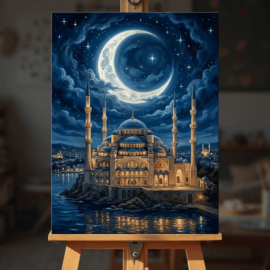 Paint by numbers - Lunar Mosque - MyArt