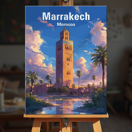 Paint by numbers - Marrakech Mosque - MyArt