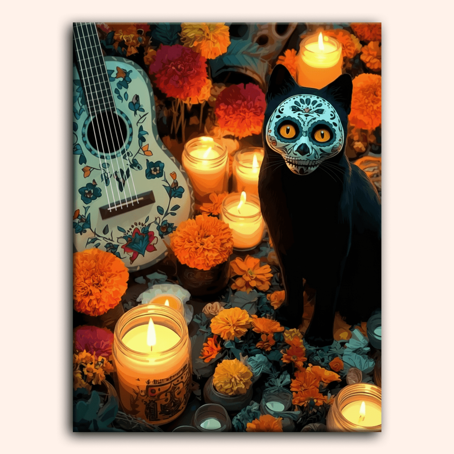 Paint by numbers - Masked Cat - MyArt