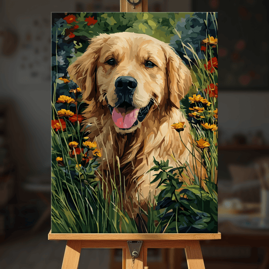 Paint by numbers - Meadow Retriever - MyArt