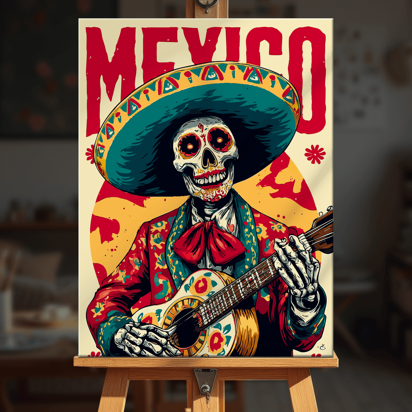 Paint by numbers - Mexico Skull - MyArt