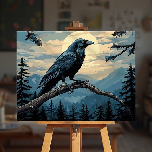 Paint by numbers - Midnight Raven - MyArt