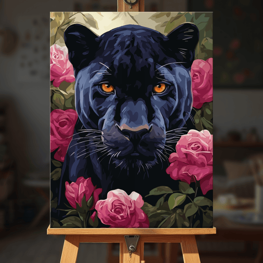 Paint by numbers - Midnight Panther - MyArt