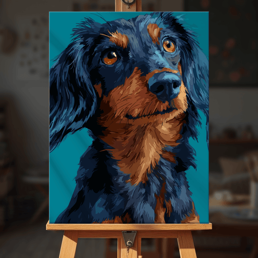Paint by numbers - Midnight Spaniel - MyArt