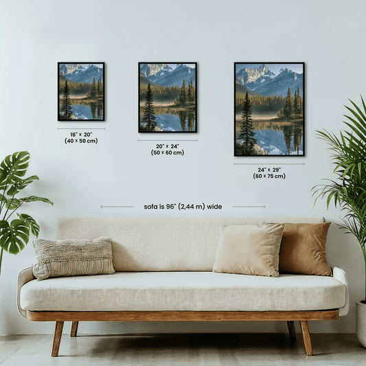 Paint by numbers - Mirror Pines - MyArt