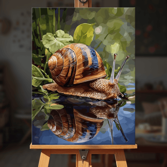 Paint by numbers - Mirror Snail - MyArt