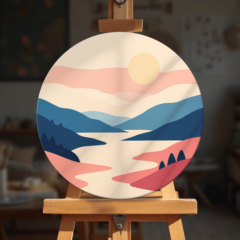 Paint by numbers - Misty Valley - MyArt