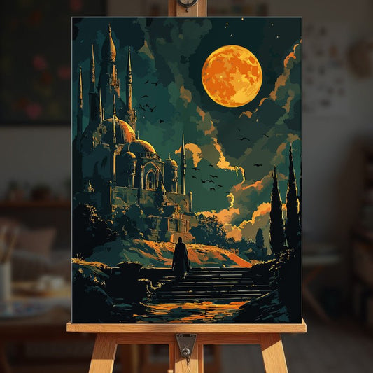 Paint by numbers - Moon Sanctuary - MyArt