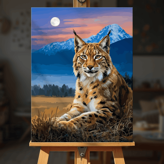 Paint by numbers - Moon Lynx - MyArt