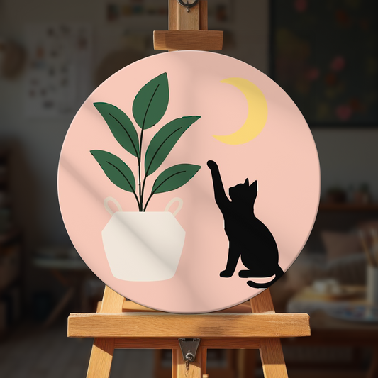 Paint by numbers - Moonlight Cat - MyArt