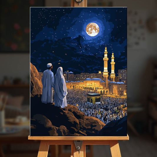Paint by numbers - Moonlit Hajj - MyArt