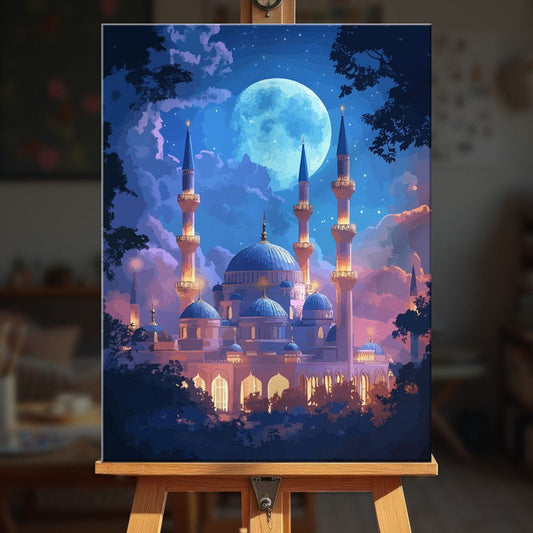 Paint by numbers - Moonlit Minarets - MyArt