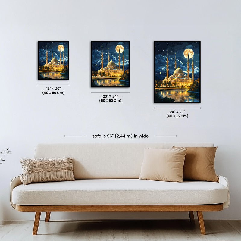Paint by numbers - Moonlit Mosque - MyArt
