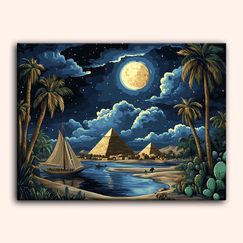 Paint by numbers - Moonlit Nile - MyArt