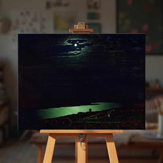 Moonlit Night on the Dnieper - Arkhip Kuindzhi