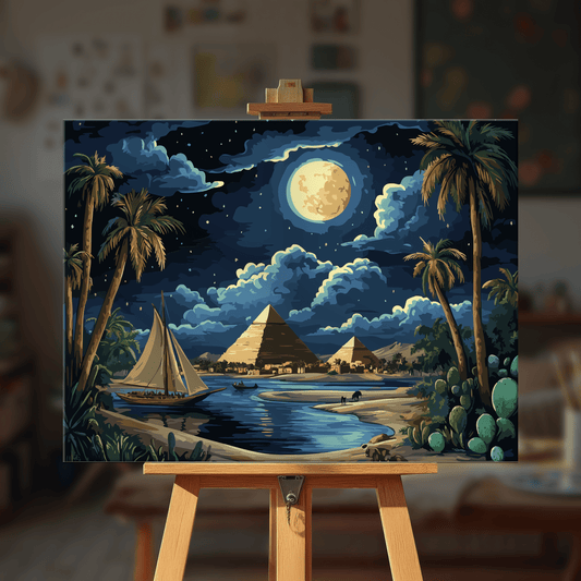 Paint by numbers - Moonlit Nile - MyArt