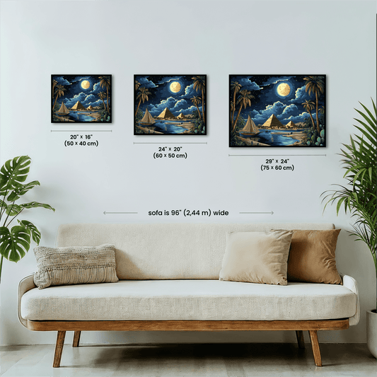 Paint by numbers - Moonlit Nile - MyArt