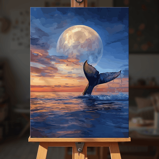 Paint by numbers - Moonlit Tail - MyArt