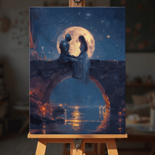 Paint by numbers - Moonlit Vow - MyArt