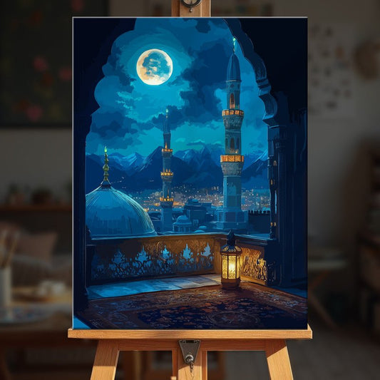 Paint by numbers - Moonrise View - MyArt