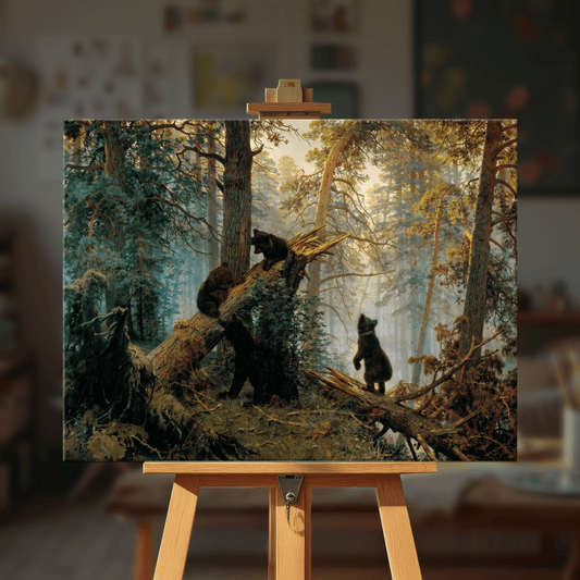 Paint by numbers - Morning in a Pine Forest - Shishkin Ivan - MyArt