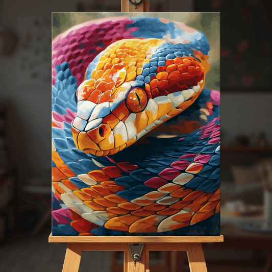 Paint by numbers - Mosaic Serpent - MyArt