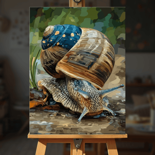 Paint by numbers - Moss Snail - MyArt