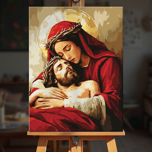 Paint by numbers - Mother s Grief - MyArt