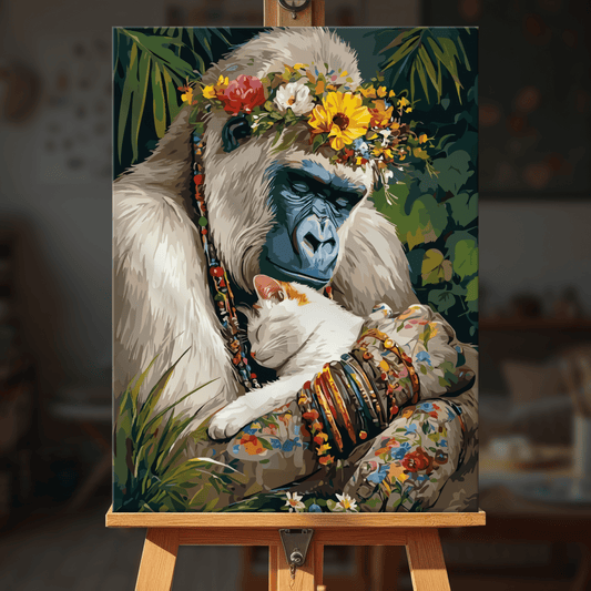 Paint by numbers - Mother Gorilla - MyArt