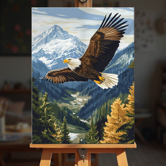 Paint by numbers - Mountain Flight - MyArt