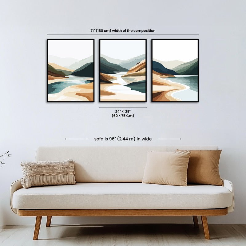 Paint by numbers - Mountain Flow - MyArt