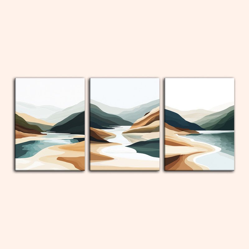 Paint by numbers - Mountain Flow - MyArt