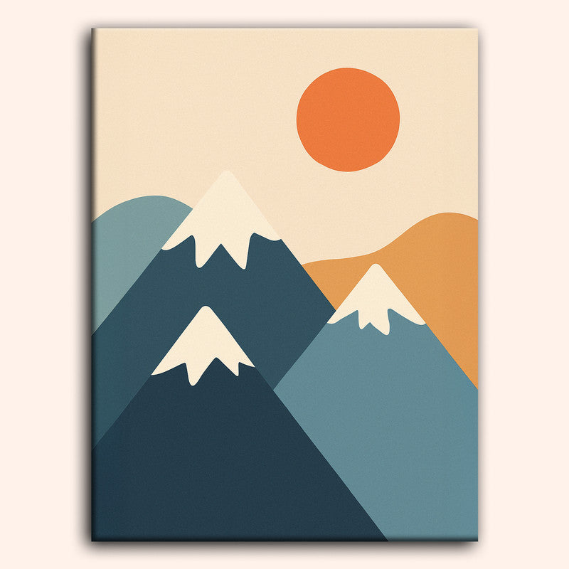 Paint by numbers - Mountain Glow - MyArt