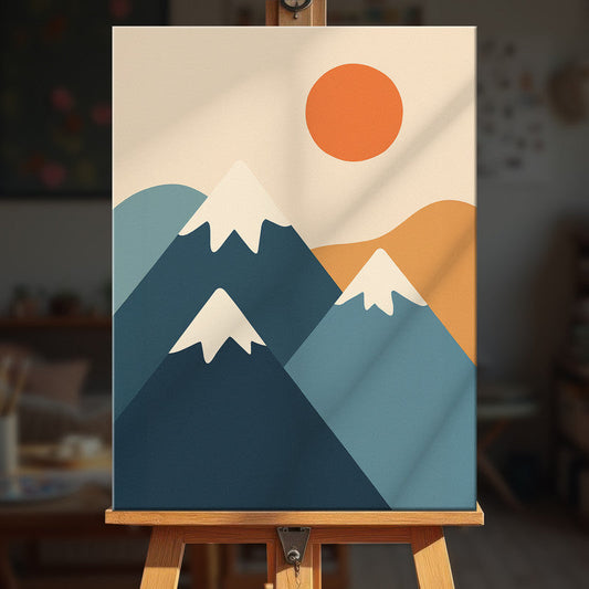 Paint by numbers - Mountain Glow - MyArt