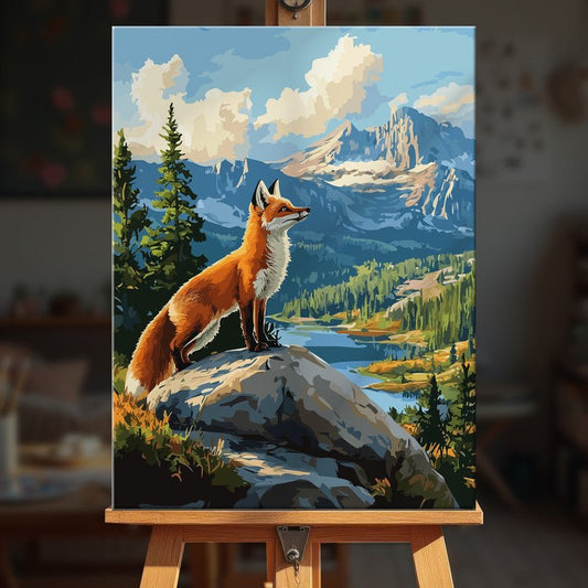 Paint by numbers - Mountain Majesty - MyArt