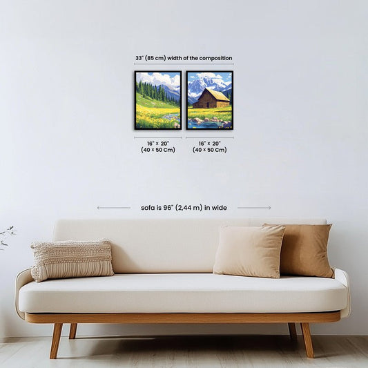 Paint by numbers - Mountain Serenity - MyArt